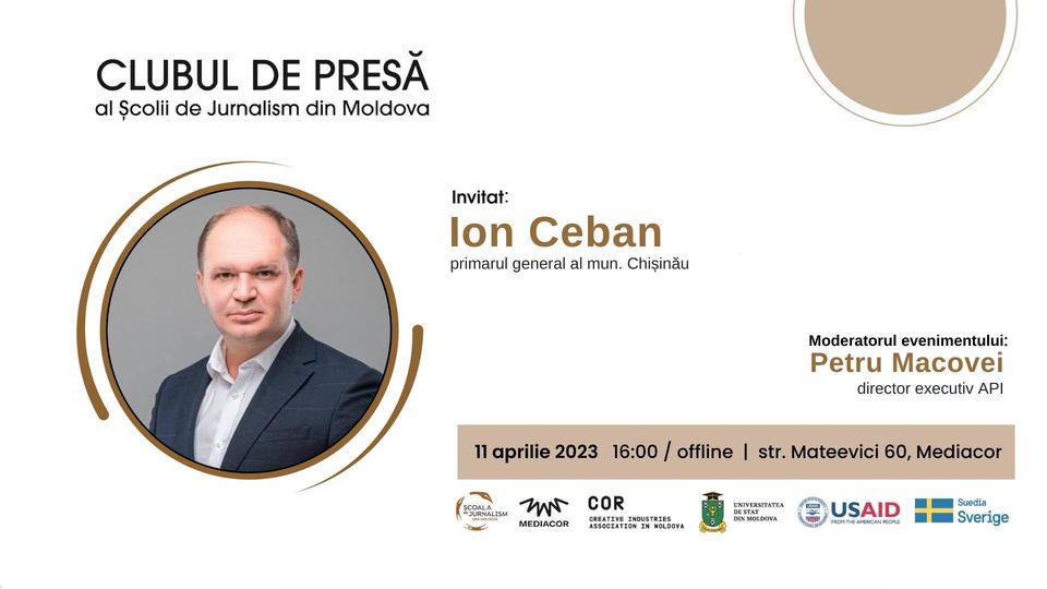 Școala de Jurnalism din Moldova invită reprezentanții mass-media la o nouă ședință a Clubului de Presă