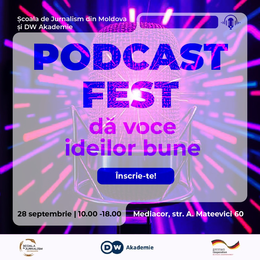 Lansăm Podcast Fest - primul festival al podcasturilor din Republica Moldova