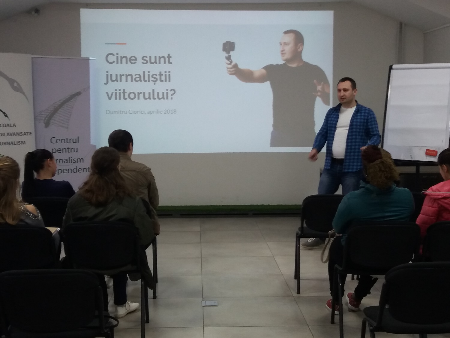 Думитру Чорич в дискуссионном клубе ВШЖ: «Журналист будущего будет прогрессивными, или это будет не журналист»